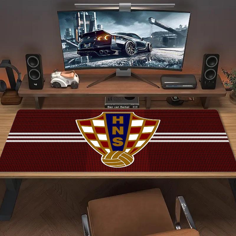 Croatia National Football Team Print Cushion Non-slip Laptop Tablet Big Mousepad XXL Mat Mini PC Playmat With Lock edge
