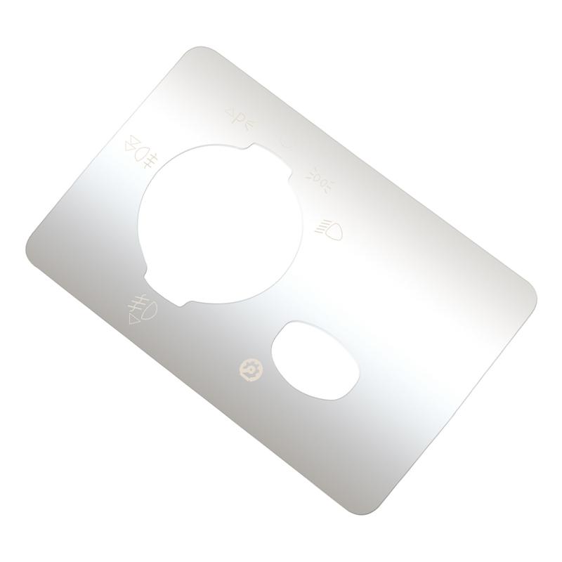 Für Ford Focus 2 MK2 2005 - 2011 LHD Scheinwerferschalter-Panel-Abdeckung Aufkleber Frontscheinwerfer-Einstellknopf-Zierleiste Innenraumzubehör