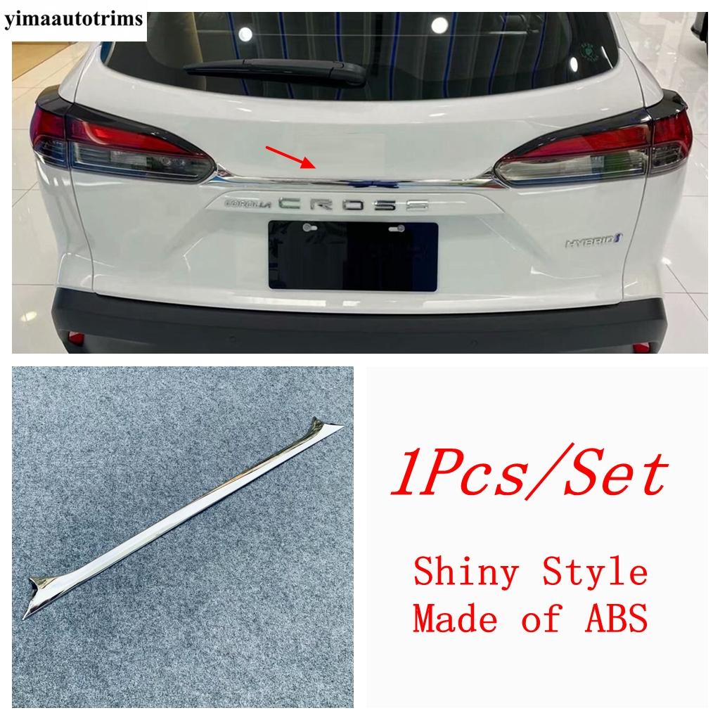 Car Side Body Strip / Rear Trunk Tail Gate Door Strip Protector Cover Trim For Toyota Corolla Cross XG10 - 2025 Accessories