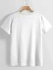 Santa Claus Funny  Printed Women's Summer T-shirt Top Round Neck Short Sleeve Casual Summer Women's Tshirt Clothing