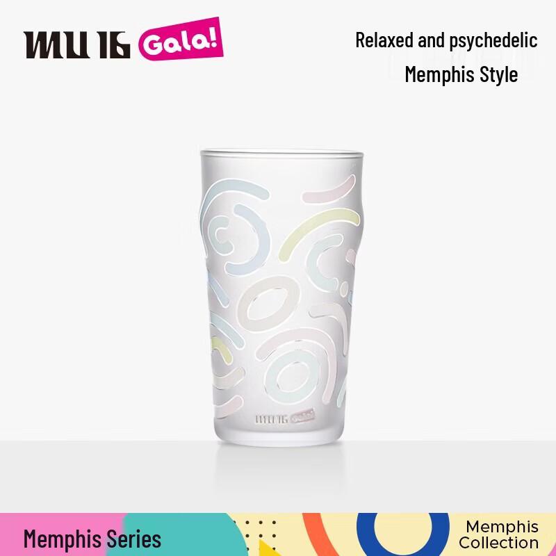 MU16 Memphis Series Color-Changing Glass Cup