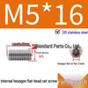 201 Stainless Steel Headless Set Screw - Flat End Socket Screw