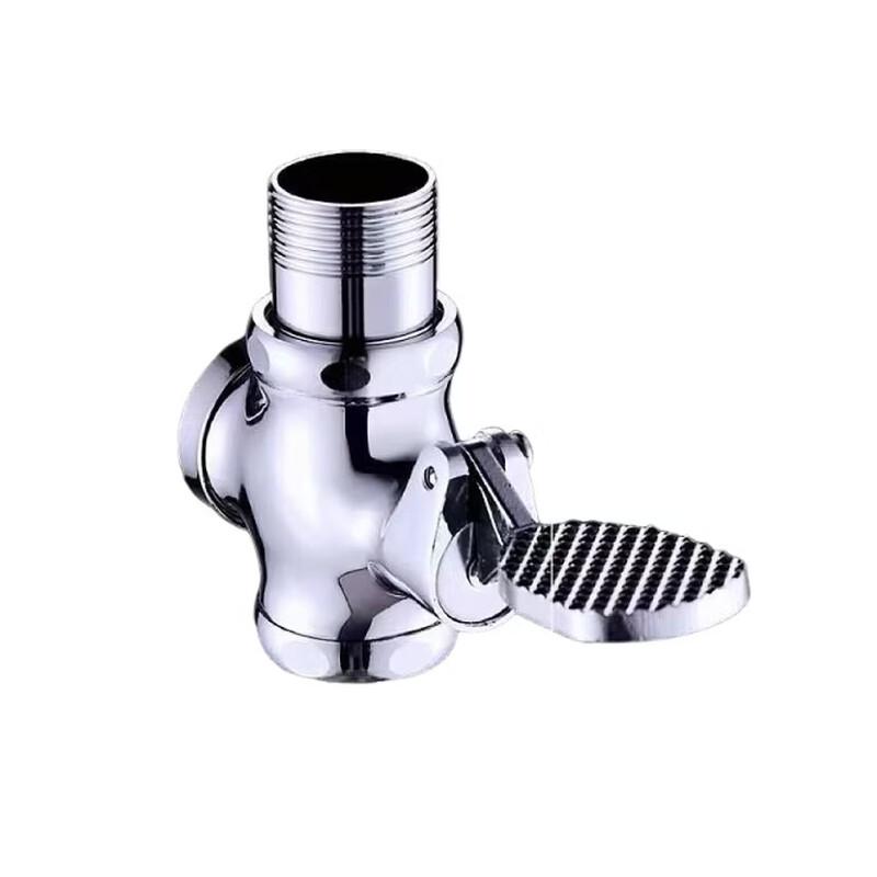Zhucang All-Copper Foot Pedal Squat Toilet Flush Valve