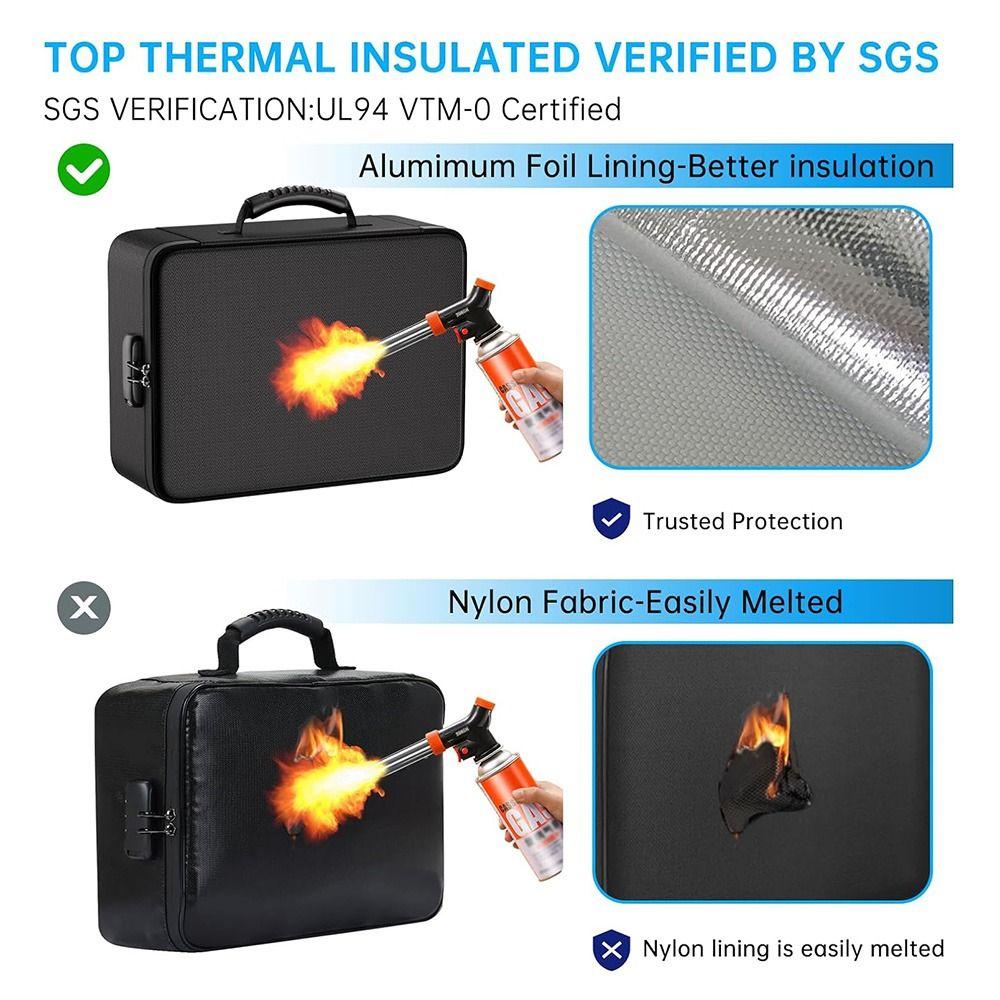 Waterproof File Organizer Box Multi-Layer File Storage Case Portable Accordion File Folder  Office