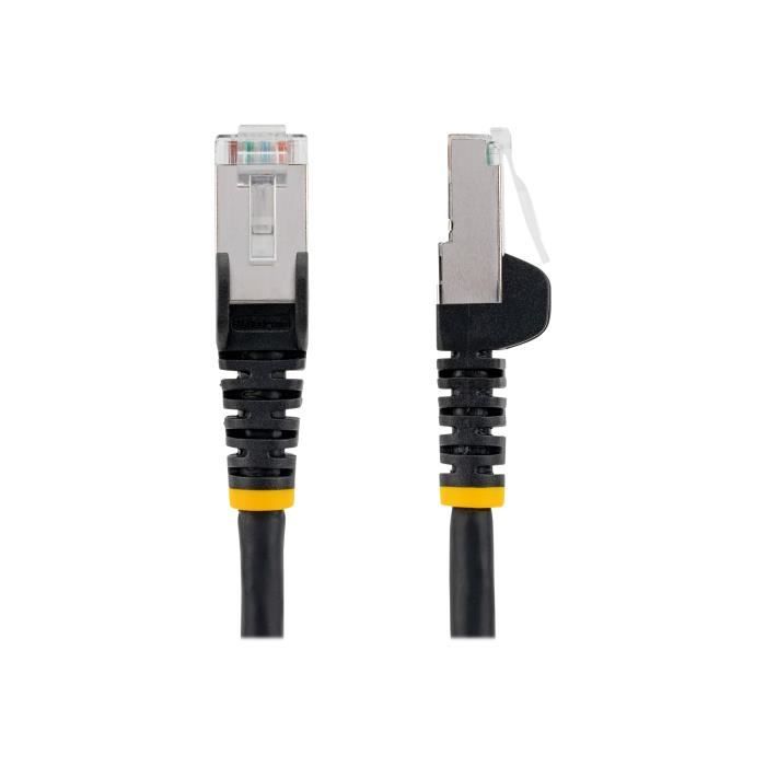 Câble Ethernet CAT6a - StarTech.Com - Noir - 10GbE - 500MHz - 7m