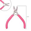 "Handmade Pink Needle-Nose Pliers: Multi-Function Jewelry Tool for Beading and Winding"