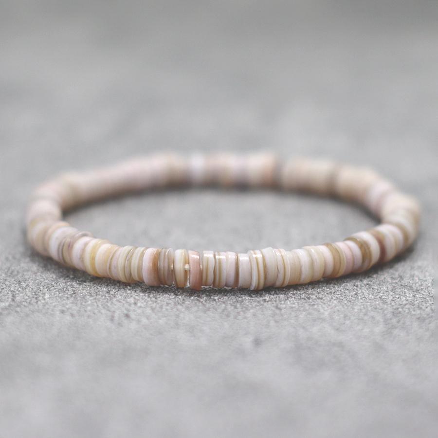 Handmade Beaded Natural Stone Colorful Shell Bracelet Women Men String Of Beads Gift for Friends Couple Jewelry Accessories Gift
