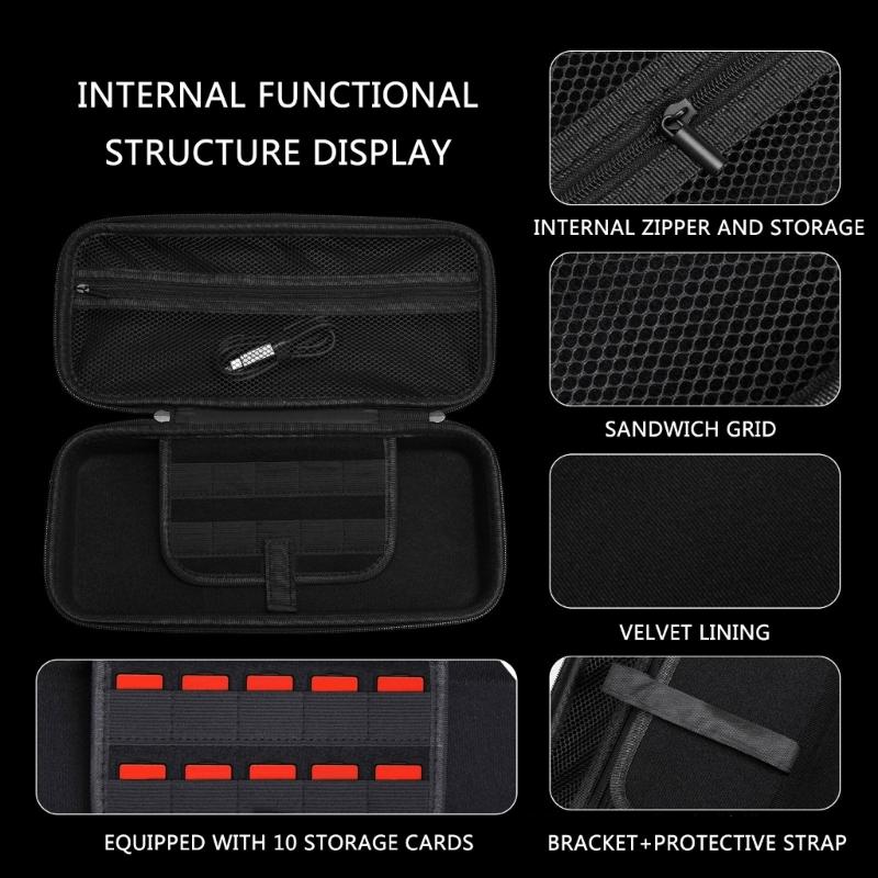 Shockproof Handbag for ROG Handheld Game Console Pouch Storage Bag Scratch Resistant Carrying Case EVA Handbag