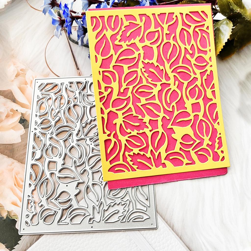 Metal Die Cuts Plant Cover Embossing Stencil Cutting Dies for Card Making Scrapbooking Paper Craft DIY Template Handmade