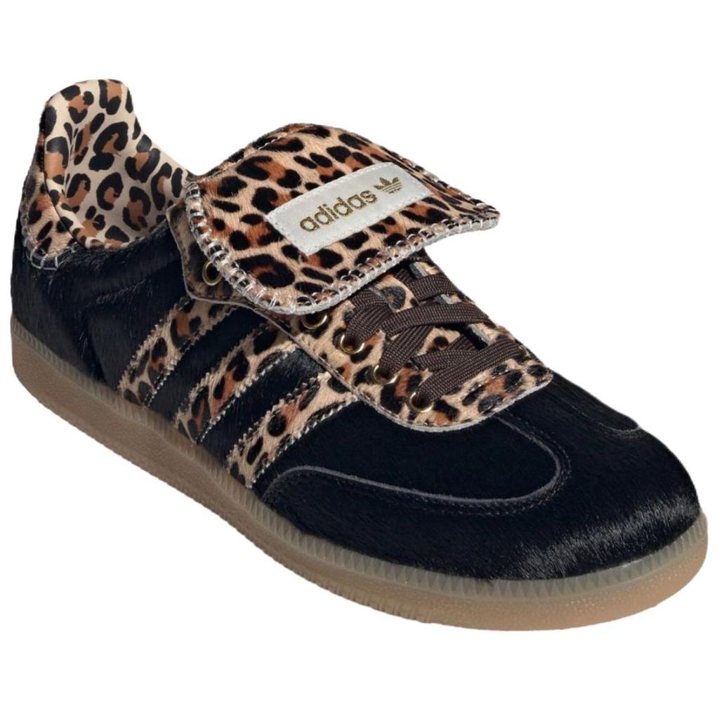 Adidas Samba LT Leopard Print Women Sneakers Black Core-Black Mesa KJ6590