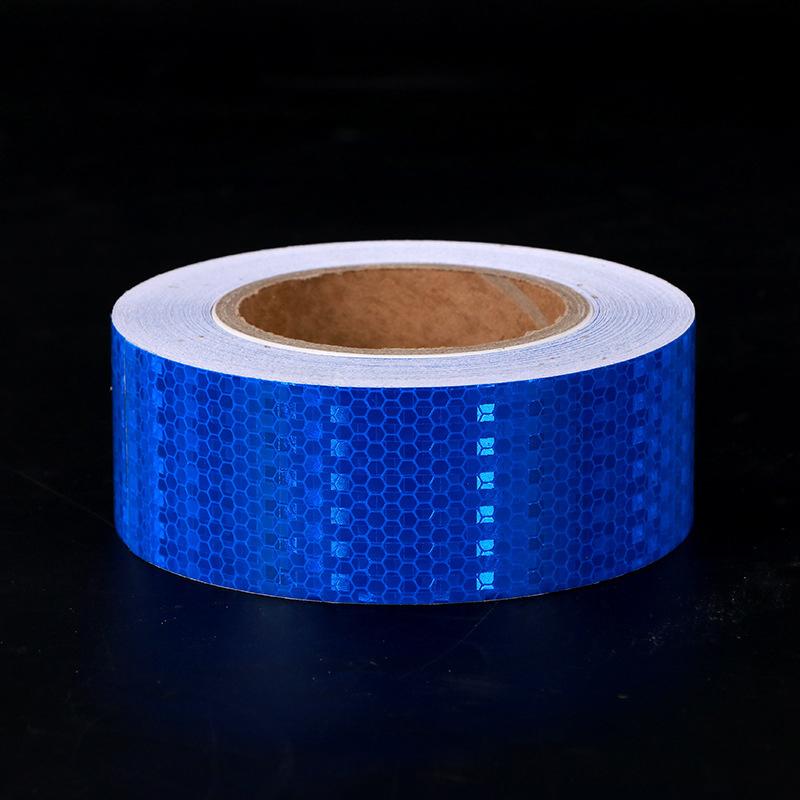 1 Roll Shining Reflective Safety Warning Tape Self Adhesive Twill Printing Reflective Tape For Car