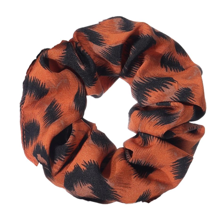 Leopard Print Scrunchies Hair Tie Hair Rope High Elasticity Elastic Hair Band Ponytail Holder Elegant Women Hair Accessories