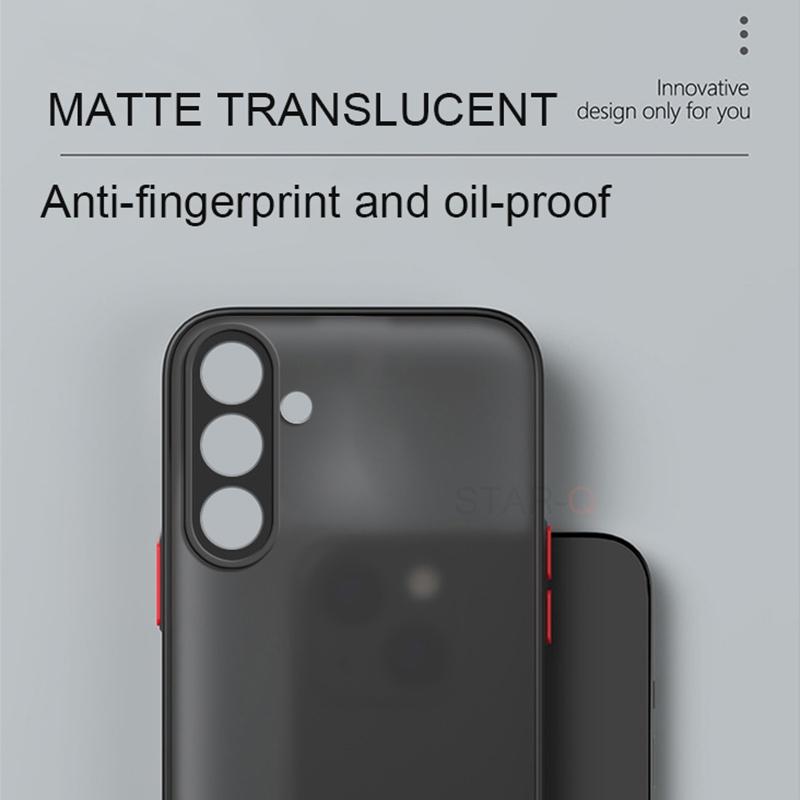 Matte Translucent Hard Case For Samsung Galaxy A55 A54 A35 A34 A25 A24 A14 A15 4G 5G A05s Silicone Back Cover A 55 35 25 15