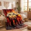RB Leipzig Football Print Flannel Blanket Soft Warm Sofa Bed Throw Blanket For Home Office Bedroom