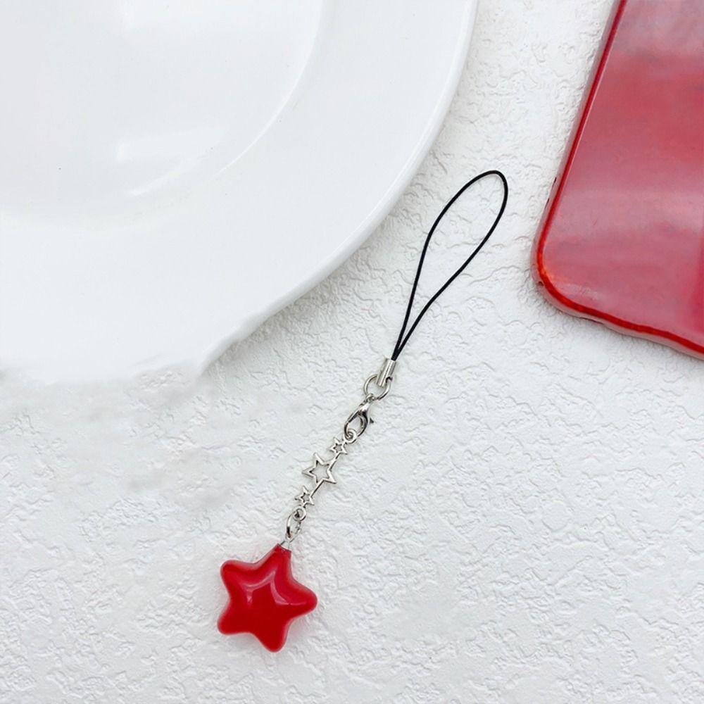 Star Phone Hanging Rope Pendant Mobile Phone Chain Fashion Star Phone Strap  Girl Jewelry