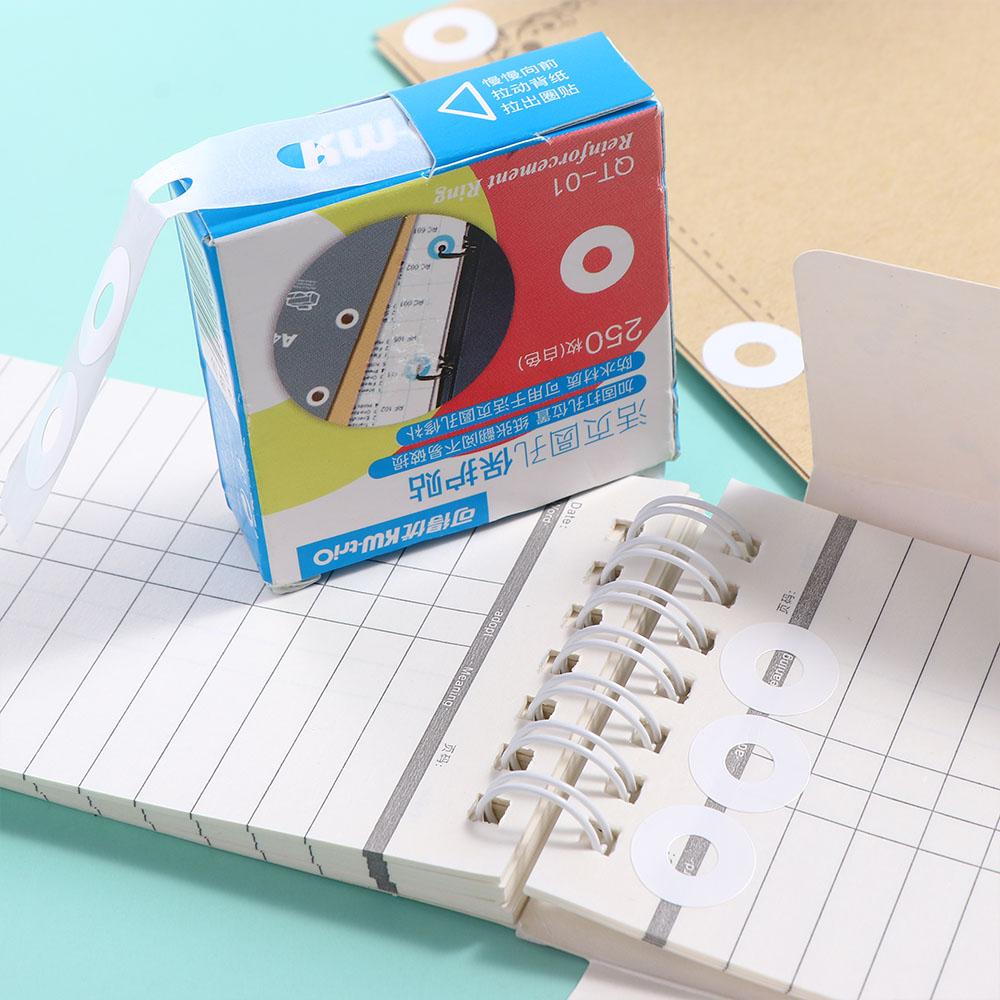 Leaf Student Binding Paper Sticker Hole Reinforcement Labels Hole Punch Protector Round Stickers