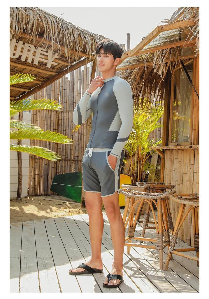 Women's Plus Size Long Sleeve Zipper Swimsuit - Sun Protection Jellyfish Suit for Snorkeling and Hot Springs