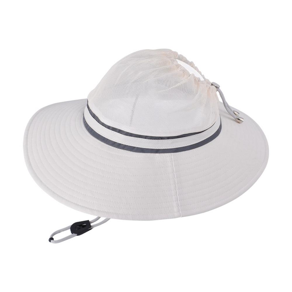 Empty Top Fishing Hat UV Protection Outdoor Sun Hat Breathable Foldable Bucket Hat  Outdoor