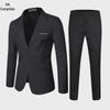 Men's Spring & Fall Casual Fashion Suits: Popular Two-Piece for Young Men, Groom & Best Man
