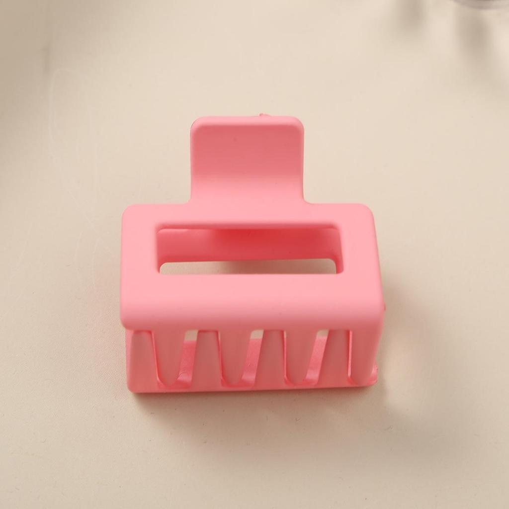 8.5CM x 10.5CM Rectangular Matte PS Hair Clip - Simple Shark Hair Accessory