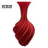Vaso Decorazione da Tavolo Stampato 3D a Spirale, Fioriera Minimalista Moderna per Fiori Secchi da Arredo Casa, Scaffale Artistico Nordico, Idee Regalo Creative
