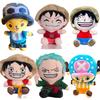Anime One Piece Plush Toys Cartoon Figure Luffy Chopper Ace Roronoa Zoro Cute Stuffed Doll Kids Xmas Gifts!!
