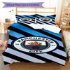 City Team Bedding Quilt Set Quilt Cover Pillowcase Home Decoration Birthday Gift (1 * Duvet Cover + 2 * Pillowcase, Without Core)