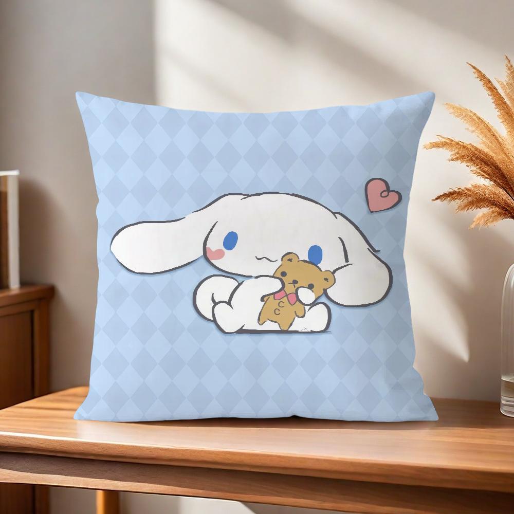 soft Pillow Case dog for Cute Sofa Living Room Home office Decor cCinnamoroll Protective kawaii Covers Without PillowInsert 30x30CM(12x12in)