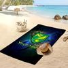 Norwich City Gepersonaliseerde Bedrukte Strandlaken Voetbal Logo Steun Aangepaste Naam Tekst Absorberende Handdoek Voor Sport Reizen Speciaal Cadeau