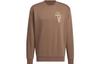 Sweatshirts Men's Stratum Dark Earthy Brown Crew Neck Moderate Regular IX4911