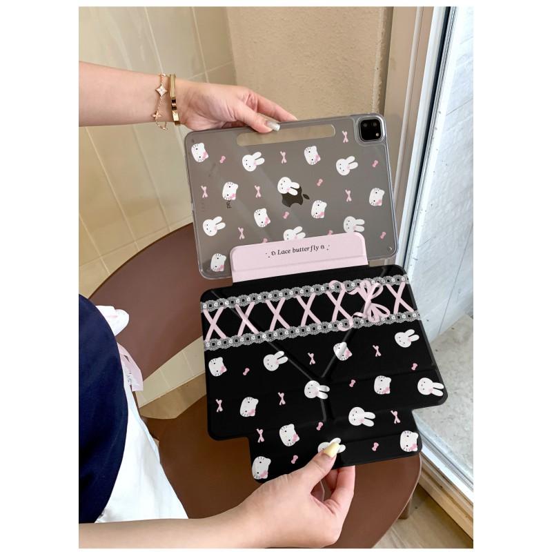 Kawaii Miffy Cartoon IPad Case With Stand Auto Sleep Pro 11 13 Air 10.9 Mini 6 7 8.3 10.2 9.7 Inch