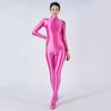 Sexy Women'S Jumpsuit High Elastic Satin Shiny Shaperwear Bodysuit Woman Clothing Nightclub Dance Wear Elegant Party Tights