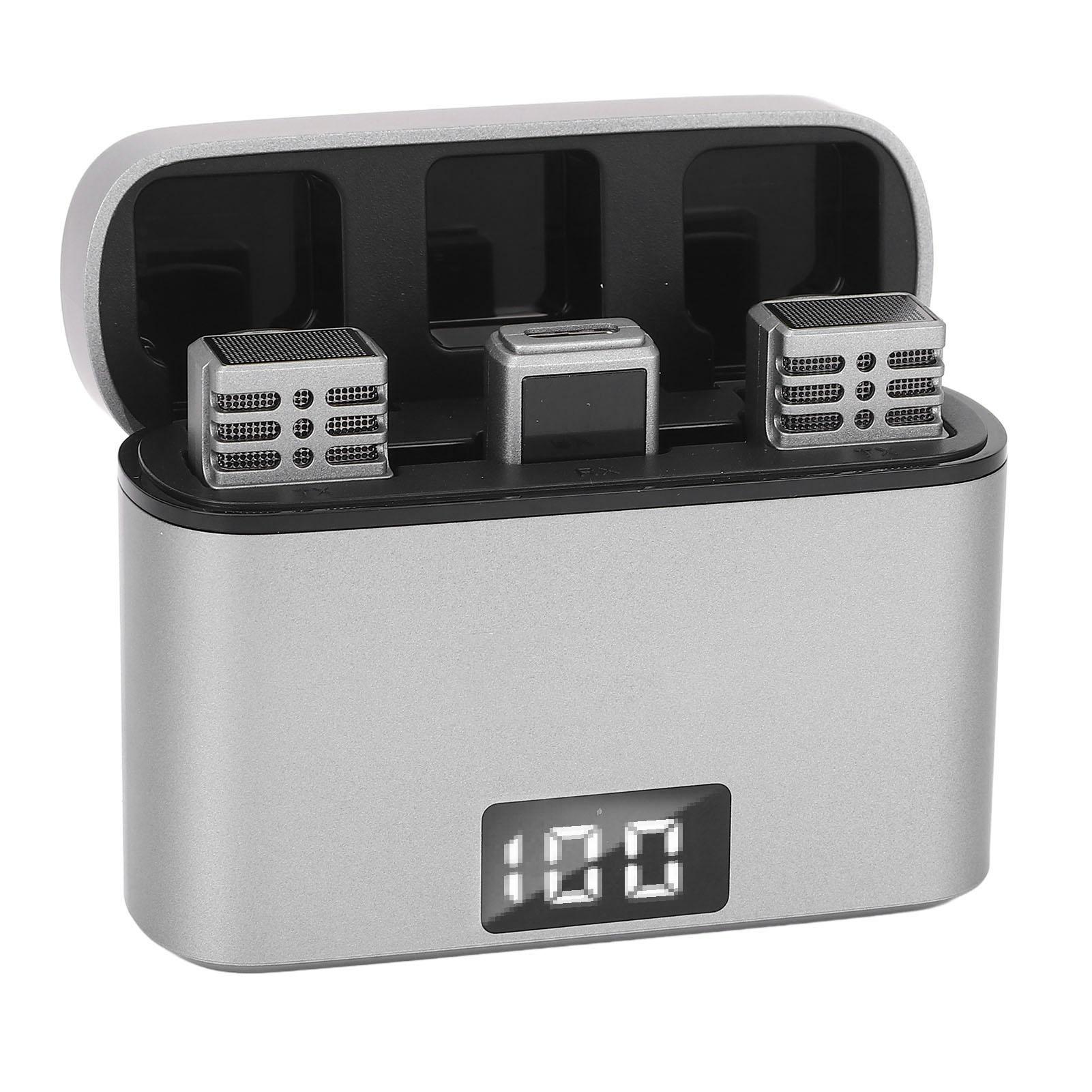 

Петличные микрофоны с чехлом для зарядки, шумоподавлением типа C, клипсовый микрофон для мобильных прямых трансляций