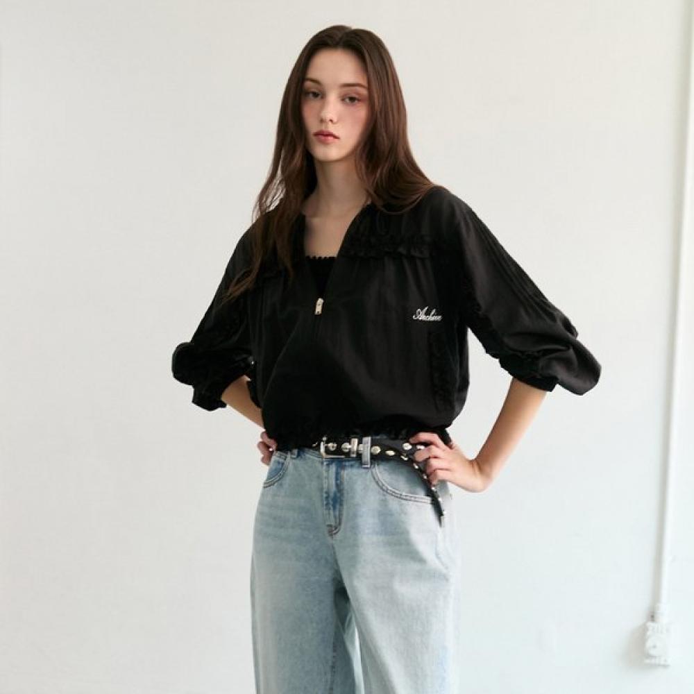 

Egoist Ruffle Detail Summer Jumper Es2tz501 PI/66
