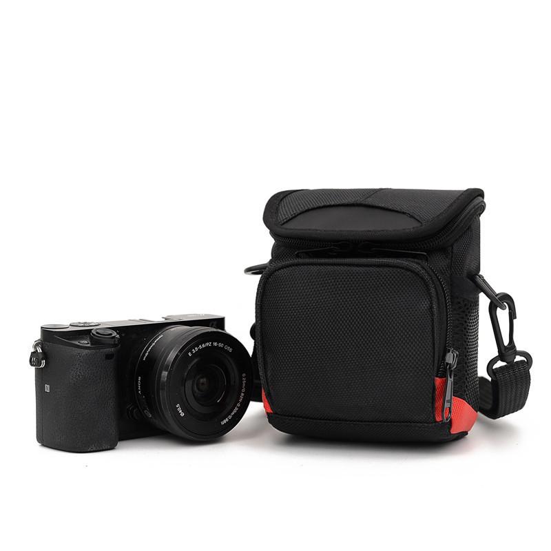 Einfache Wasserdichte SLR-Kameratasche Nylon Anti-Verderb Digitale Umhängetasche Mini Schwarzer Fotografen-Rucksack Mikro-Kamera