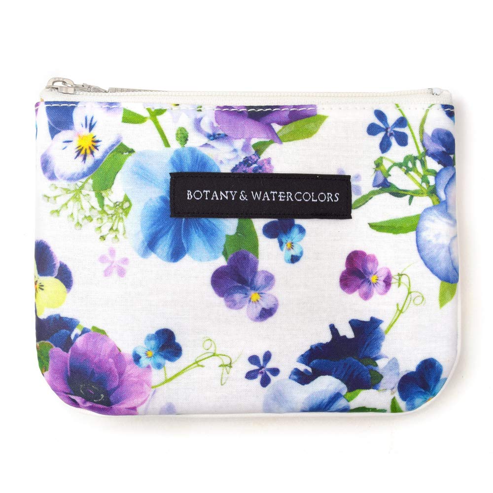 [БОТАНИКА И АКВАРЕЛЬ] Тканевая косметичка Цветочный букет W2000200
