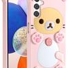 Rilakkuma Orso Gatto Per Samsung Galaxy A15 A14 A53 A54 S20 FE S22 S23 S24 Plus Custodia Morbida in Silicone