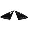 Pair of Rear Side Window Louver Air Vent Left Right Rear Window Shutter Cover Trim Replacement for GLC Coupe C254