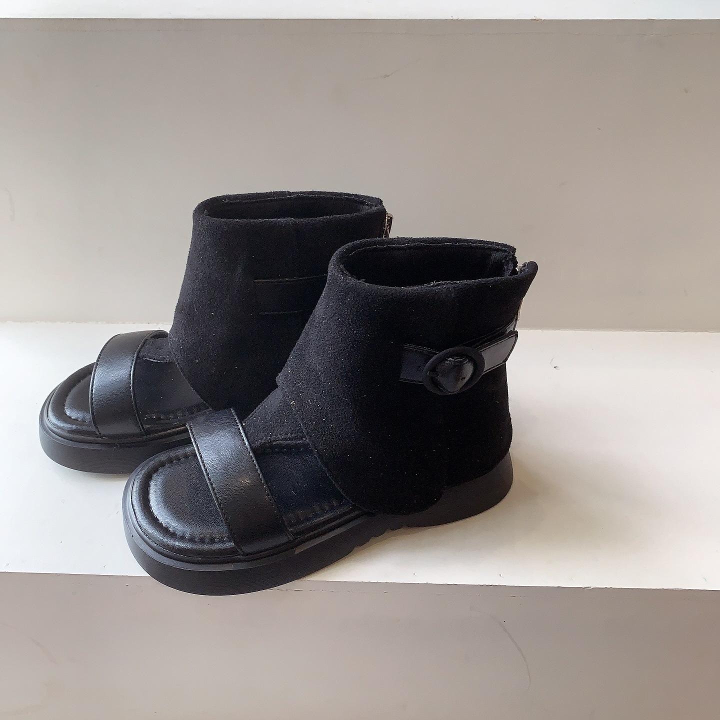 

Children s Sandals Girls Pants Boots Low Cool Boots Girls Princess Boots High Top Roman Shoes 30