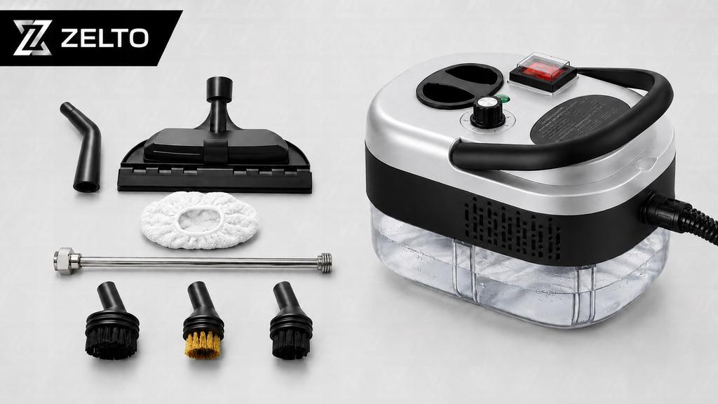Multi-Purpose Steam Cleaner and Mop for Windows, Grout and Home Cleaning