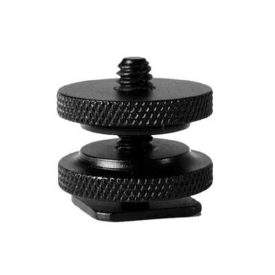 Professional 1/4inch Double Nut Tripod Mount Screw To Flash Camera Hot Shoe Adapter Tripod Mount Adapter Accessories