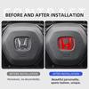 1Pcs Car Steering Wheel Decoration Sticker Badge Auto Styling For Honda Civci CRV Accord Mugen Prelude FIT City CRZ CRX Jazz D