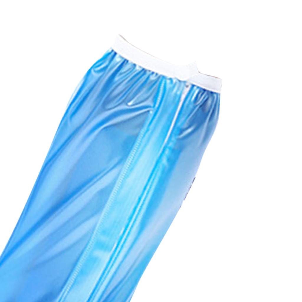 Regenschuhüberzug PVC Hoch Wasserdicht Verdickte Sohle Rutschfest Faltbar Regenstiefel Schuhüberzug für Herren