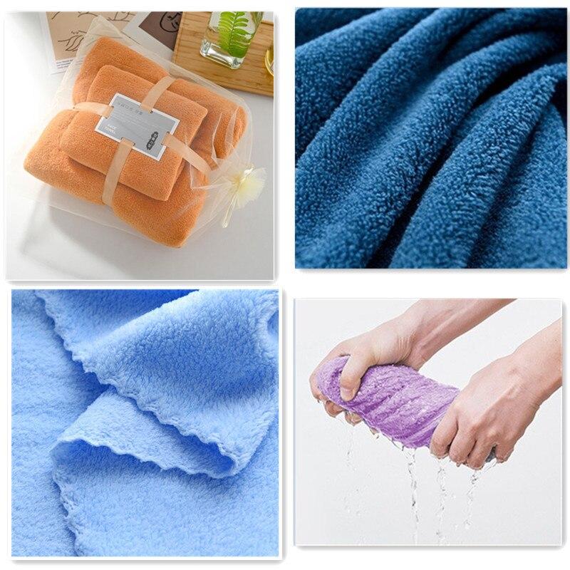 Koralowy aksamitny zestaw ręczników ręcznik kąpielowy gospodarstwa domowego duży rozmiar pochłaniający wodę szybkoschnący ręcznik plażowy do pływania akcesoria łazienkowe