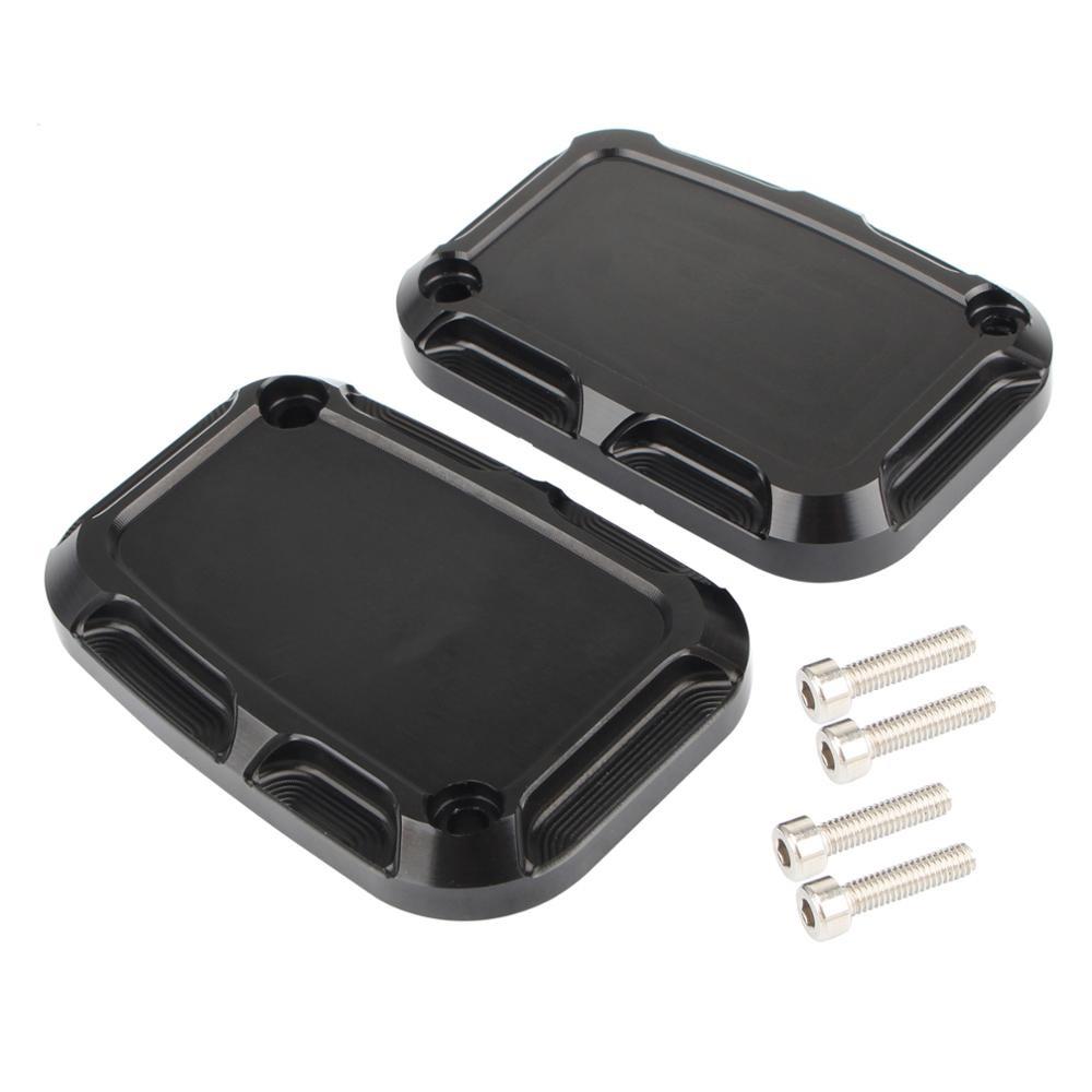 Motorcycle Brake Clutch Reservoir Master Cylinder Cover Cap Fluid Pump Cap Lid For Harley Touring Electra Street Glide Road King