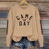 Women's Fashionable And Casual Long Sleeved Printed Round Neck Sportswear Pullover Sweatshirt Top