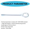 Weatherproof High Capacity Trailer Hook Hitch 1348135080 Anti Rust Construction Snap On Assembly Secure Towing Solution