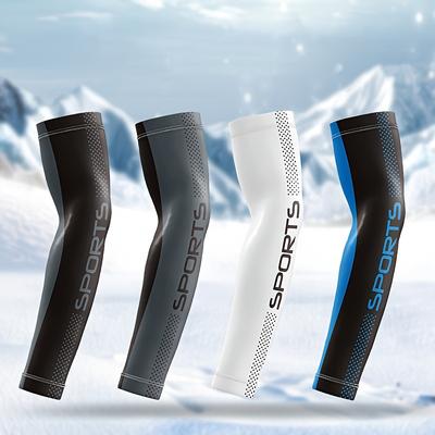 1 Pair Men's Cooling & Breathable Arm Sleeves | Quick-Dry Sports Compression Sleeves for Outdoor Cycling, Fishing & Motorcycling