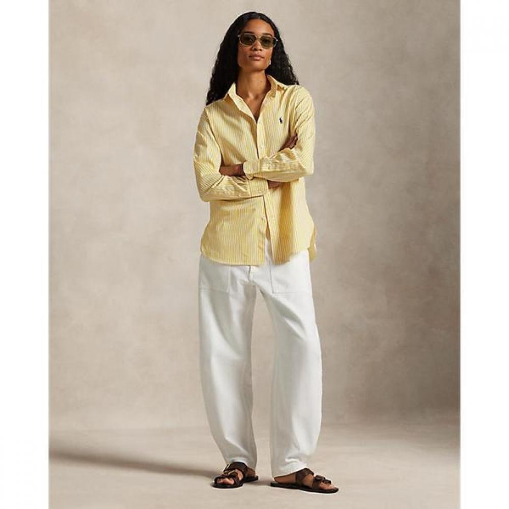 Polo Ralph Lauren Women S Relaxed Fit Stripe Cotton Shirt  wmpoShtndn20299700 