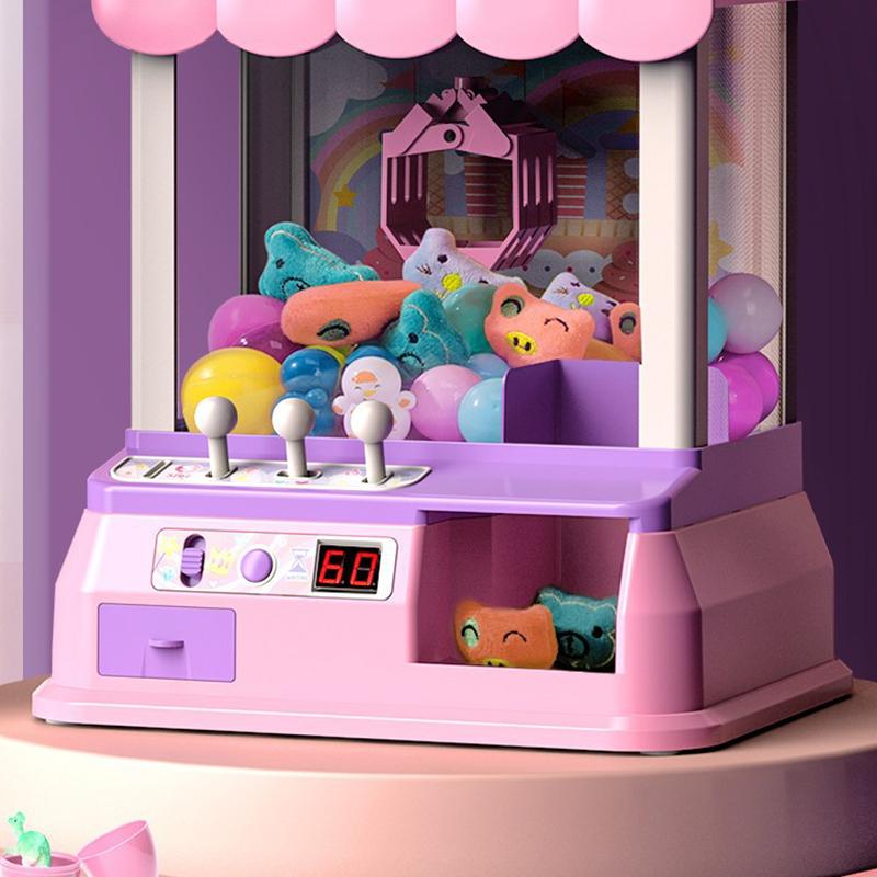 Children's Doll Grabbing Machine, Small Household Mini Clip Doll, Large Coin Twist Machine